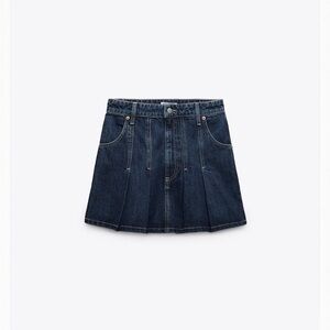 Zara Women's Blue Denim Skirt